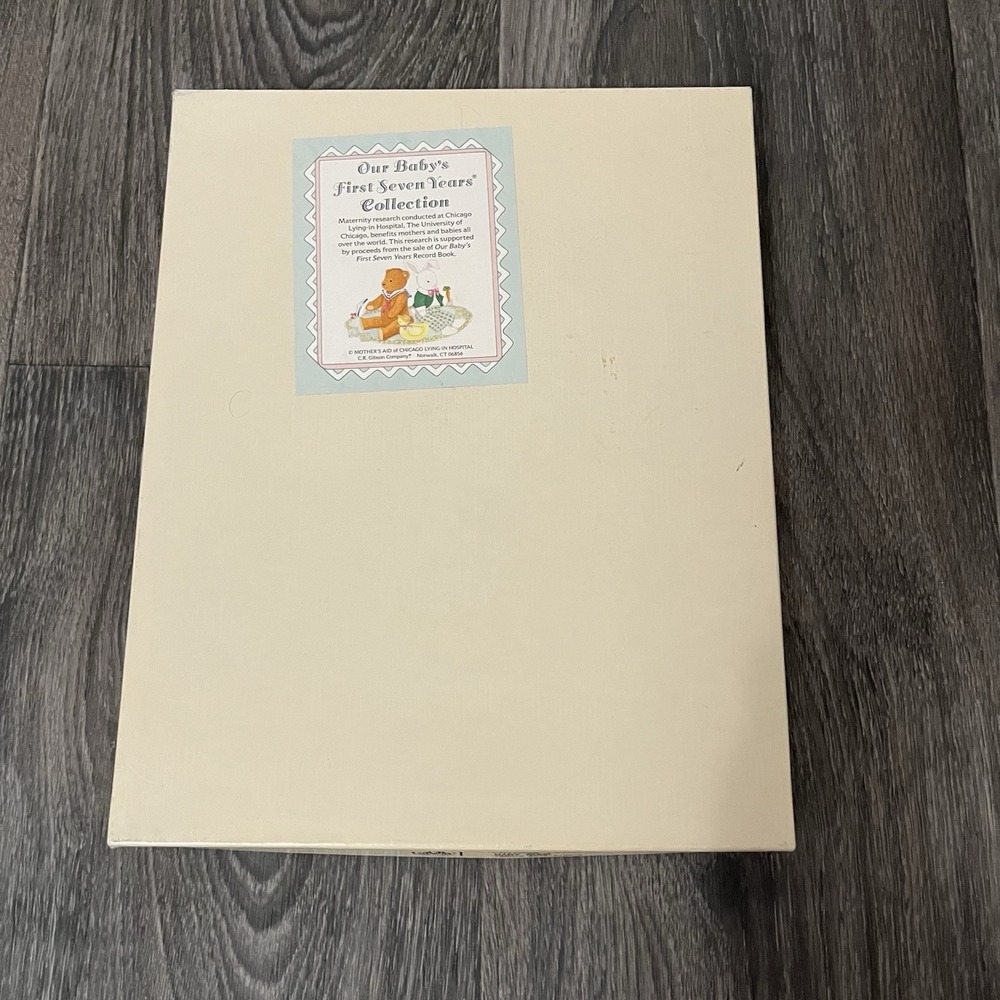 CR Gibson Baby Book Birth to Age 7 Milestones Memory Scrapbook VTG NOS - Picture 8 of 9